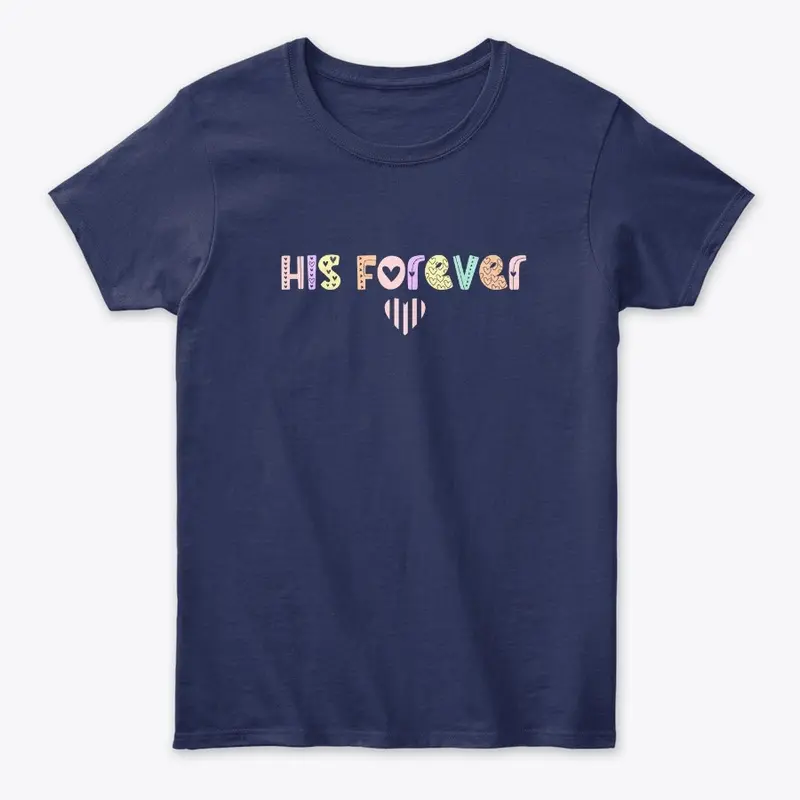 HIS FOREVER I MARRIED COUPLE T-SHIRT 