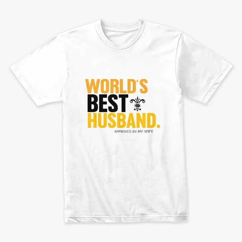 WORLD'S BEST HUSBAND T-SHIRT FOR COUPLE